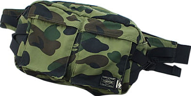 A BATHING APE×PORTER '1ST CAMO' Waist Bag - Porter Camo BAPE