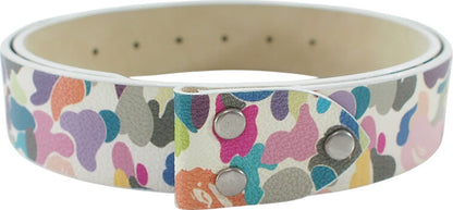 A BATHING APE Leather Belt Multi Camo MULTICAMO L BAPE