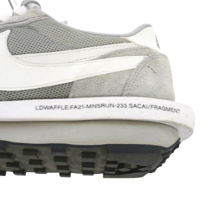 NIKE x Fragment x Sacai LD Waffle Sneakers 27.5cm Light Smoke Grey DH2684-001 Men's