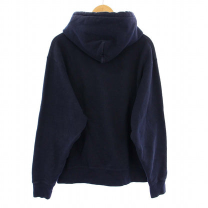 A BATHING APE MILO ON BAPE Relaxed Fit Pullover Hoodie M Size Long Sleeve Brushed Interior Navy Color Men's