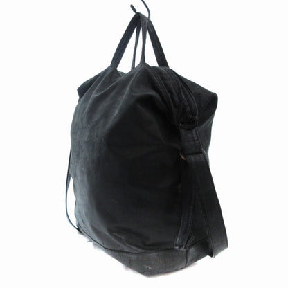 PORTER Frank 2WAY Leather Shoulder Bag Handbag Crossbody Black / Black / FT Men's