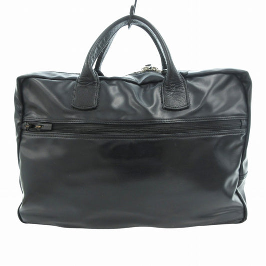 PORTER REAL Briefcase Business Bag with Round Zipper Black /HO 0402 Men's