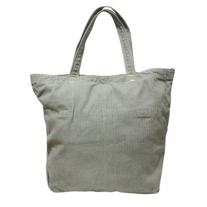 PORTER PAGE Page Tote Bag Herringbone Shoulder Bag Washed Product Treatment Khaki Unisex Cross Men's Women's