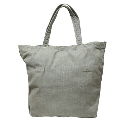 PORTER PAGE Page Tote Bag Herringbone Shoulder Bag Washed Product Treatment Khaki Unisex Cross Men's Women's