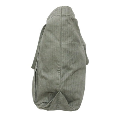 PORTER PAGE Page Tote Bag Herringbone Shoulder Bag Washed Product Treatment Khaki Unisex Cross Men's Women's