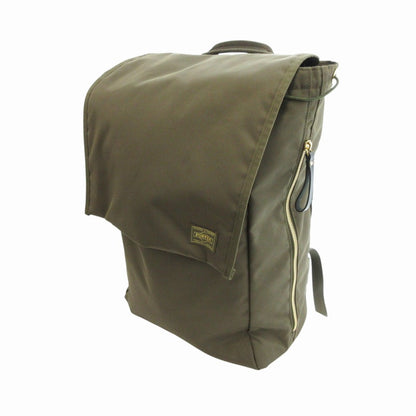 PORTER GIRL Shea Rucksack Flap Nylon Khaki Bag 871-05124 / HO□ 0423 Ladies