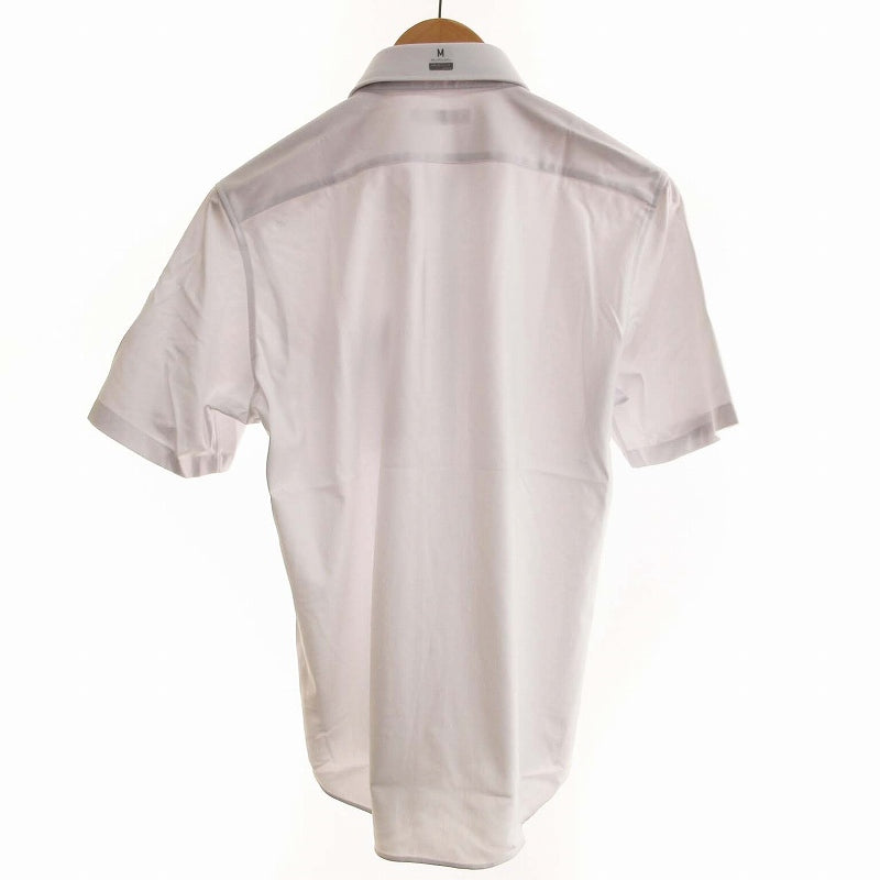 Unworn UNIQLO Tagged Dry Non-Iron Jersey Shirt Short Sleeve Button-Down M White ■SM3 /ZS Men's