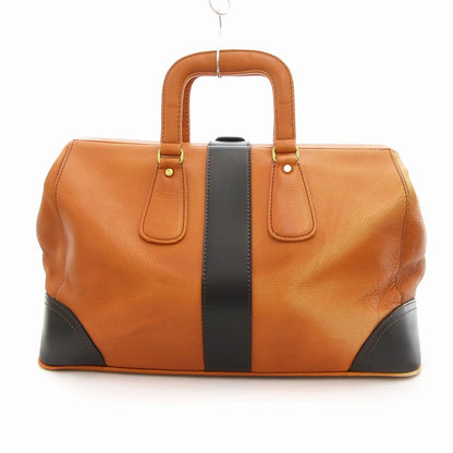 PORTER Old Baron Boston Bag Genuine Leather Brown /UO ■GY18 Men's