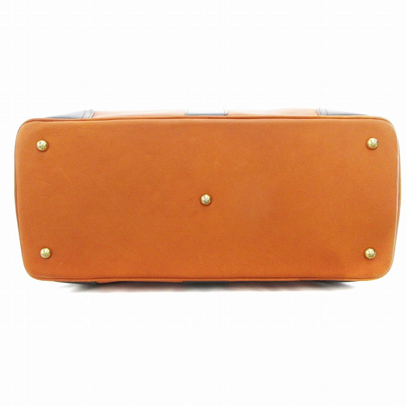 PORTER Old Baron Boston Bag Genuine Leather Brown /UO ■GY18 Men's