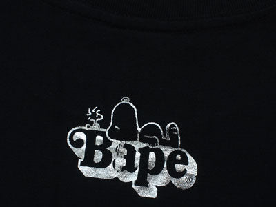 A BATHING APE×PEANUTS Dover Street Market Ginza Limited T-Shirt Tote Bag Size M Snoopy BAPE