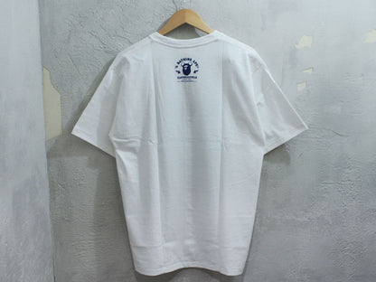 MEDICOM TOY x A BATHING APE BE@RBRICK BAPE BE@R TEE T-shirt Ape Bearbrick XL White