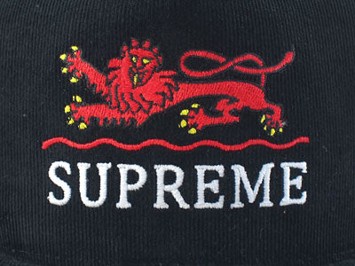 Supreme 'Supporter 5 Panel Cap' Cap Lion Corduroy Supreme