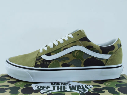 A BATHING APE x VANS 'ABC CAMO OLD SKOOL 36 DX' Old Skool BAPE Camo Monkey Camouflage Vans US11.5 A Bathing Ape