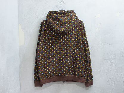 A BATHING APE 'MILO Monogram' Zip Hoodie MILO M BAPE