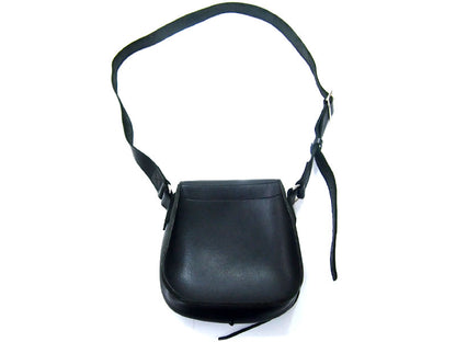 Rock Steady × PORTER All-Leather Shoulder Bag, Black Genuine Leather by Porter