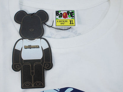 MEDICOM TOY x A BATHING APE BE@RBRICK BAPE BE@R TEE T-shirt Ape Bearbrick XL White