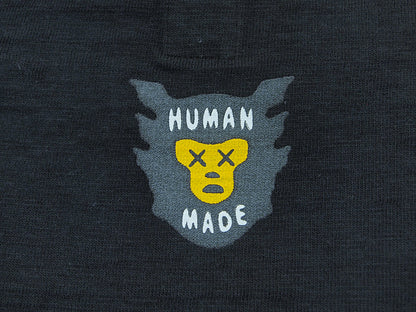 HUMAN MADE x KAWS 'XX22TE008' T-shirt Heart Logo Black Black M Human Made KAWS