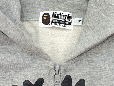 A BATHING APE 'BABY MILO' Zip Hoodie BAPE M