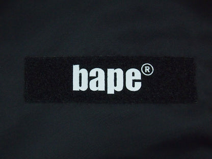 A BATHING APE 'MA-1 Detail Coach Jacket' Coach Jacket A Bathing Ape Black Black M BAPE