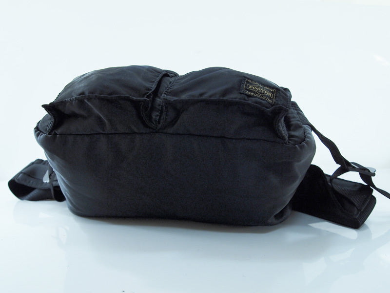 PORTER 'TANKER 2WAY WAIST BAG' Waist Bag Body Bag with Shoulder Strap, Porter Tanker, Yoshida Bag, Black
