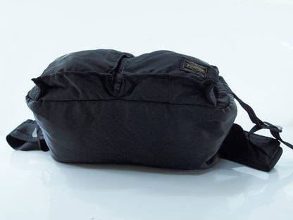 PORTER 'TANKER 2WAY WAIST BAG' Waist Bag Body Bag with Shoulder Strap, Porter Tanker, Yoshida Bag, Black
