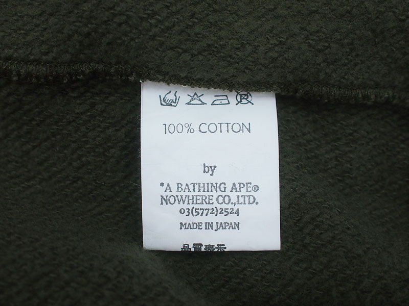 A BATHING APE Numbered Sweatshirt with Elbow Patches Crewneck Football CENTURION 22 BAPE Size M