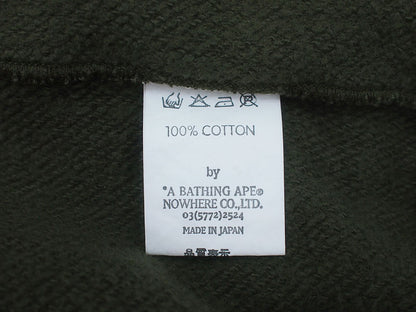A BATHING APE Numbered Sweatshirt with Elbow Patches Crewneck Football CENTURION 22 BAPE Size M