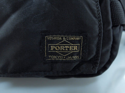 PORTER 'TANKER 2WAY WAIST BAG' Waist Bag Body Bag with Shoulder Strap, Porter Tanker, Yoshida Bag, Black