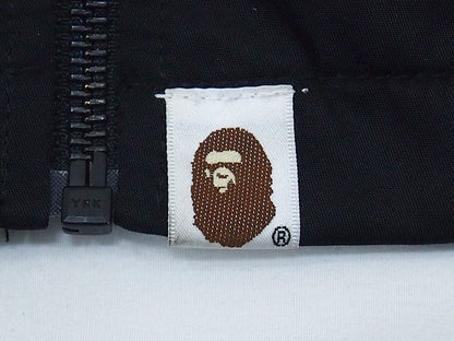 A BATHING APE 'MA-1 Detail Coach Jacket' Coach Jacket A Bathing Ape Black Black M BAPE