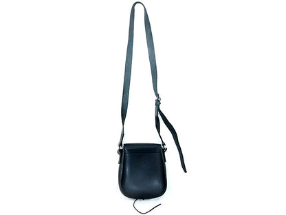 Rock Steady × PORTER All-Leather Shoulder Bag, Black Genuine Leather by Porter