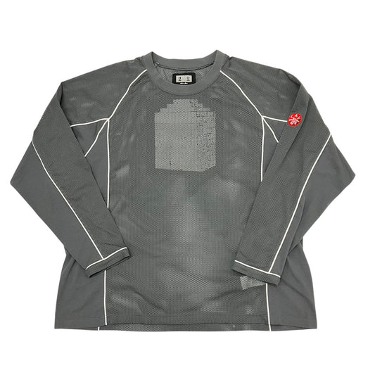 cavempt Mesh Raglan Color Long Sleeve Cut-and-Sew