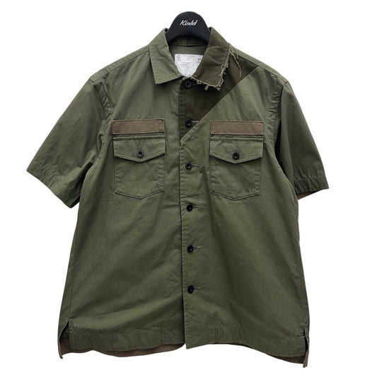 21SS Cotton Nylon Oxford Military Shirt