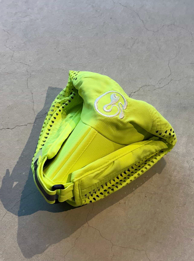 Foldable Mesh Cap - Neon Yellow