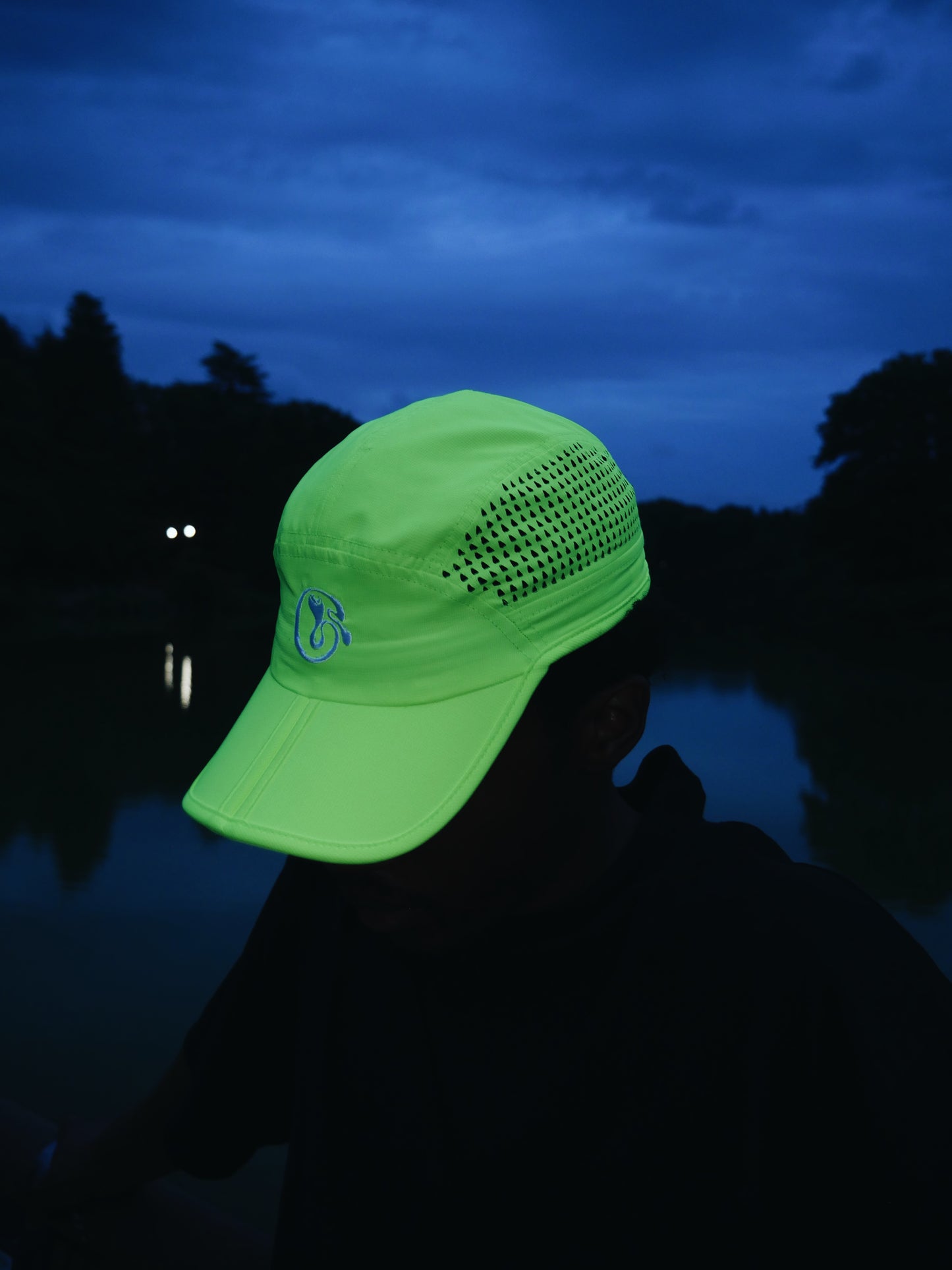 Foldable Mesh Cap - Neon Yellow