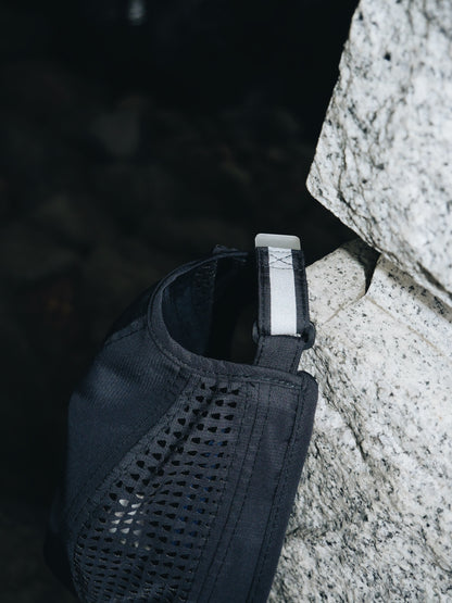 Foldable Mesh Cap - Black